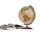 Mappamondo globo luminoso nova rico antiquus stile antico diametro 30 cm con base in legno