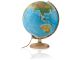 Mappamondo globo luminoso nova rico gold classic national geographic diametro 30 cm con base in legno di faggio