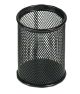 Portapenne in metallo serie mesh colore nero