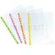 Buste a foratura universale 22x30cm colore fluo lucida superior conf.10pz 