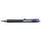 Penna roller a scatto uni-ball jetstream tratto 1,0 mm colore blu