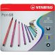 Pennarelli stabilo pen 68 scatola metallo da 20pz