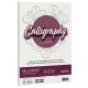 Carte e cartoncini favini tipo millerighe calligraphy confezione da 50 fogli a4 100 gr colore bianco