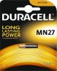 Batteria alcalina duracell mn27 1,2 v blister pezzo singolo