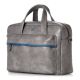 Borsa due manici intempo blue-gate in ecopelle grigio fumo