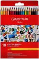 Caran d'ache matite colour pencils 18pz