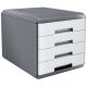 Cassettiera mydesk arda a 4 cassetti bianco