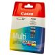 Kit multipack canon cli-526 originale colori ciano / magenta / giallo (9 ml x 3)