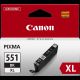 Cartuccia canon cli-551bkxl originale inchiostro nero (15 ml)