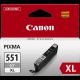 Cartuccia canon cli-551gyxl originale inchiostro grigio (15 ml)