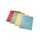 Cartelle con 3 lembi formato 25x35cm colore gialle  25pz 