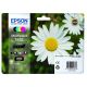 Kit multipack epson t1816 originale inchiostro nero + colori