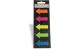 Segna pagine wiler formato freccia colorati neon assortiti dimensioni 25 x 45 mm cf. da 100  fogli