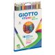 Pastelli stilnovo bicolor giotto 18 pz