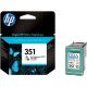 Cartuccia hp cb337ee n351 originale colori