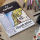 Blocco disegno canson illustration a4 250gr 12fg