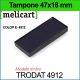 Cuscinetto per timbri colop e/0012 - trodat 4912 (47x18mm) nero